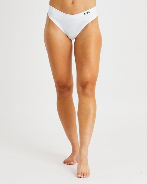 AYBL Seamless Hipsters Hvite | AYXUSR-164