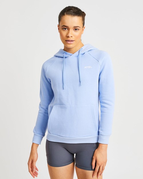 AYBL Staple Hoodie Blå | GDJNOA-280