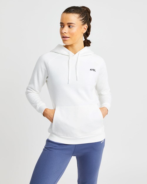 AYBL Staple Hoodie Hvite | RNVBTM-938