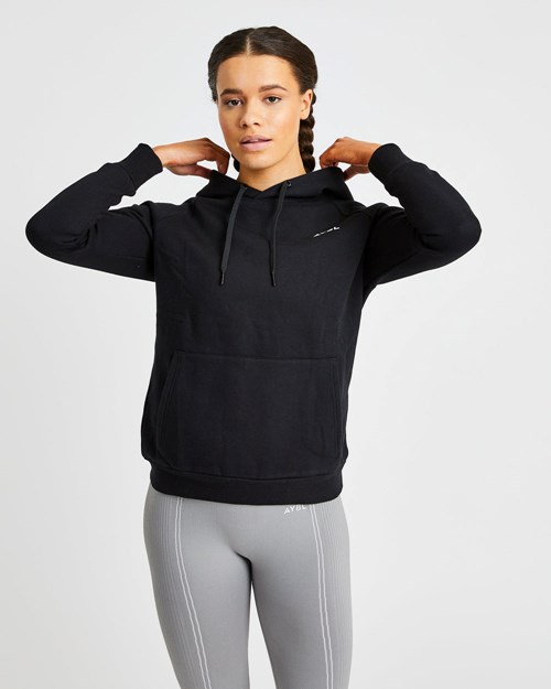 AYBL Staple Hoodie Svarte | OSQPYB-618