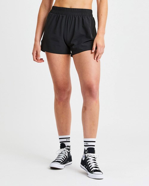 AYBL Strive Shorts Svarte | SMHDYA-074