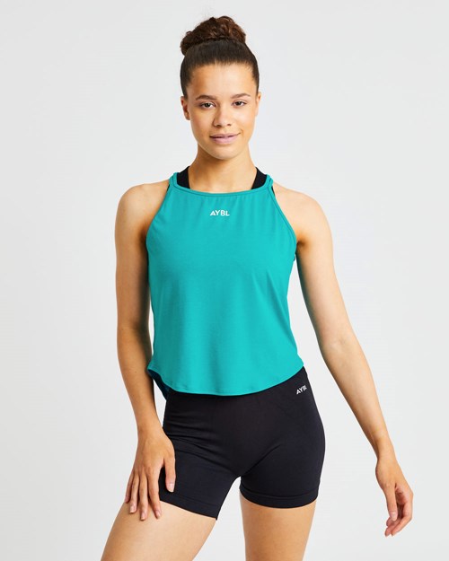 AYBL Strive Strappy Vest Turkis | XCVJDU-675