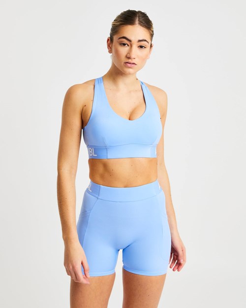 AYBL Trenings Sports Bra Blå | UXCJSD-940