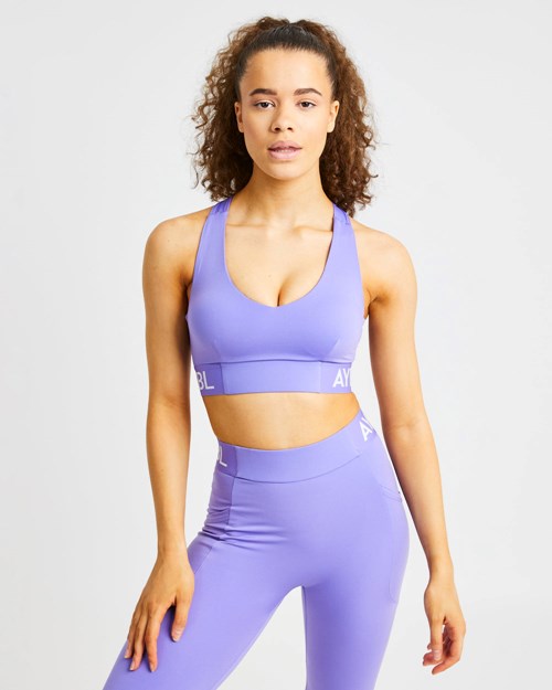 AYBL Trenings Sports Bra Lilla | NZVMSB-613