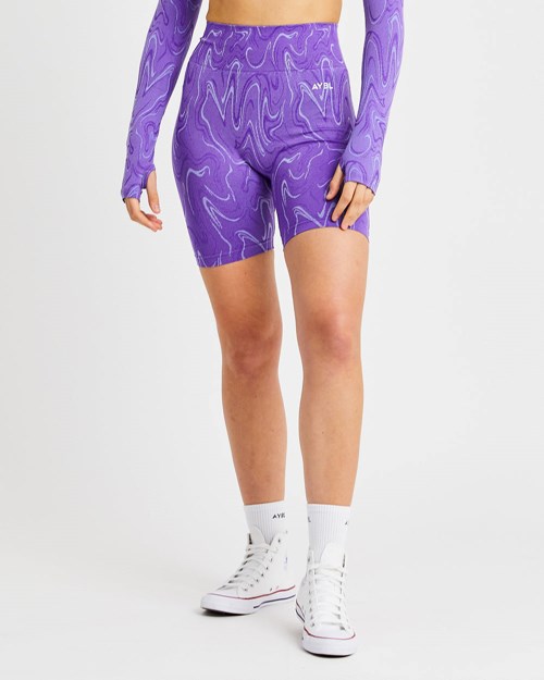 AYBL Velocity Seamless Shorts Lilla | KCMGWZ-930