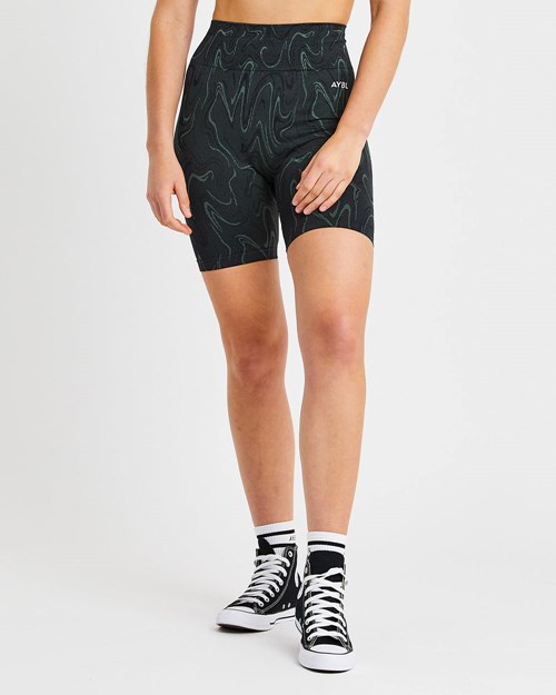 AYBL Velocity Seamless Shorts Svarte | QDTJCE-274